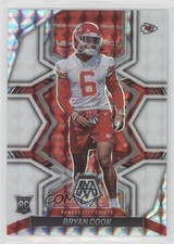 2022 Panini Mosaic Rookies White Mosaic Prizm 14/25 Bryan Cook #397 14zh