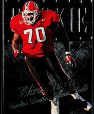 Chris Terry 1999 SkyBox Metal Universe #223 Rookie Carolina Panthers