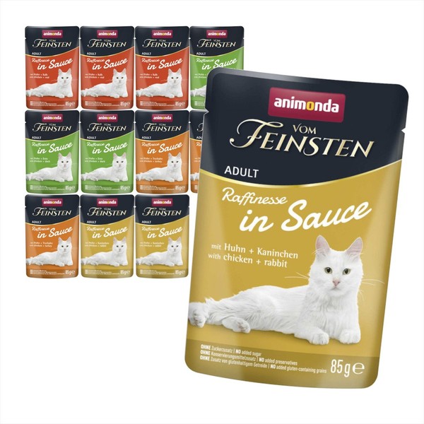 Animonda Vom Feinsten 12X85G Nassfutter FüR Katzen Mix-Aroma In SoßE-image