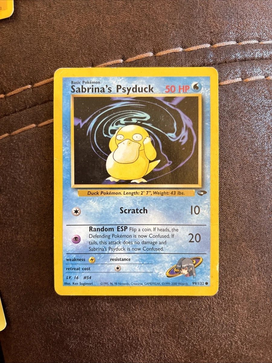 Sabrina's Psyduck 99/132 Gym Challenge for sale | eBay