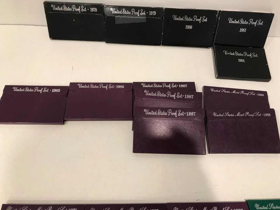 Lot of 16 US Mint Proof Sets OGP '1978' - '1974' - Image 3 of 4