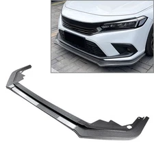 Front Bumper Lip Splitter Spoiler Body Kit for Honda Civic 11th Generation 21-23