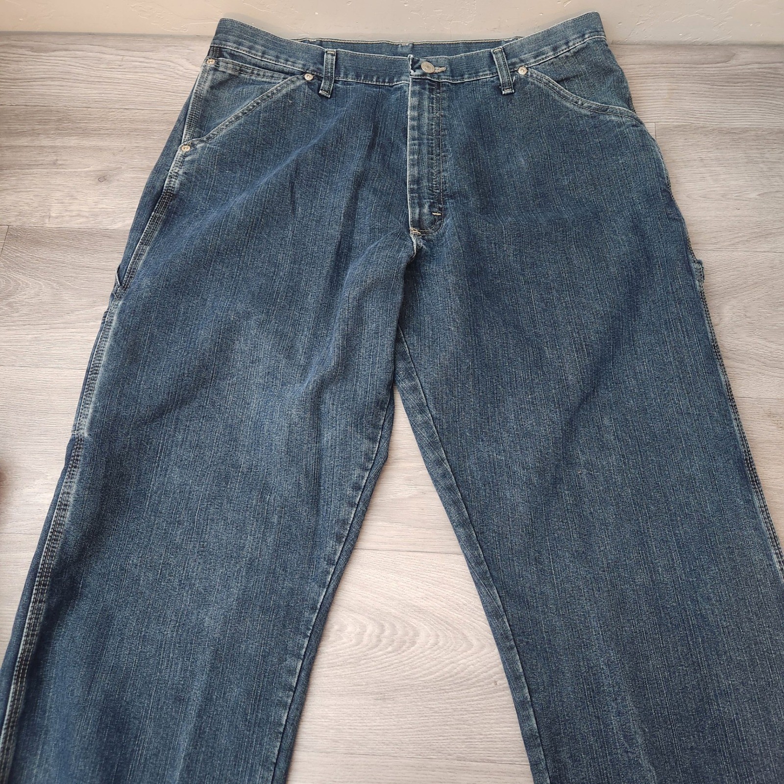 Mens Size  Denim Relaxed Fit Workwear Pants