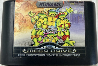 Konami Teenage Mutant Ninja Turtles Hyperstone Heist PAL Mega Drive Action