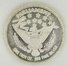 Parliament Morgan One Troy oz .999 Fine Silver Coin A13