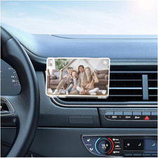 Acrylic Car Picture Frame Air Vent Clips,Car Vent Clips with Magnetic Picture Fr