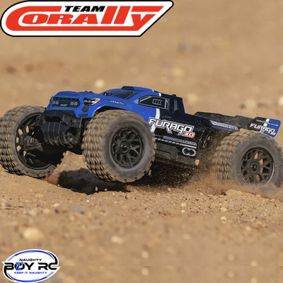 Team Corally Furago XD 4WD 2S RTR 1/12 Monster Truck Blue RC Car Mini Basher
