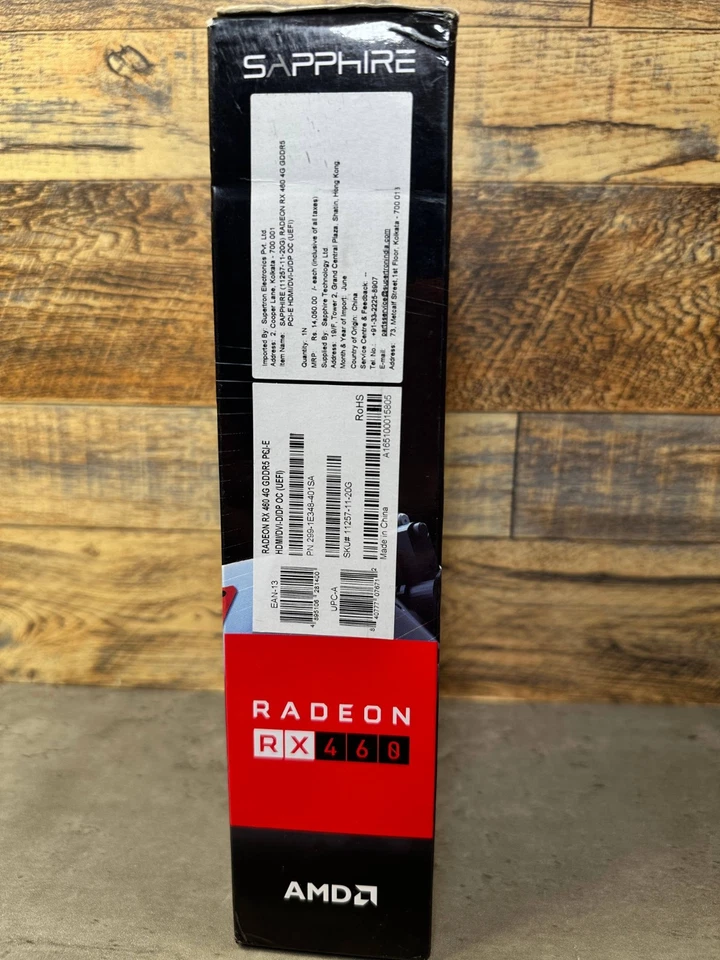 Sapphire Radeon RX 460 4GB GDDR5 PCIe HDMI DVI-D DP OC UEFI Graphics Card - Image 3 of 3