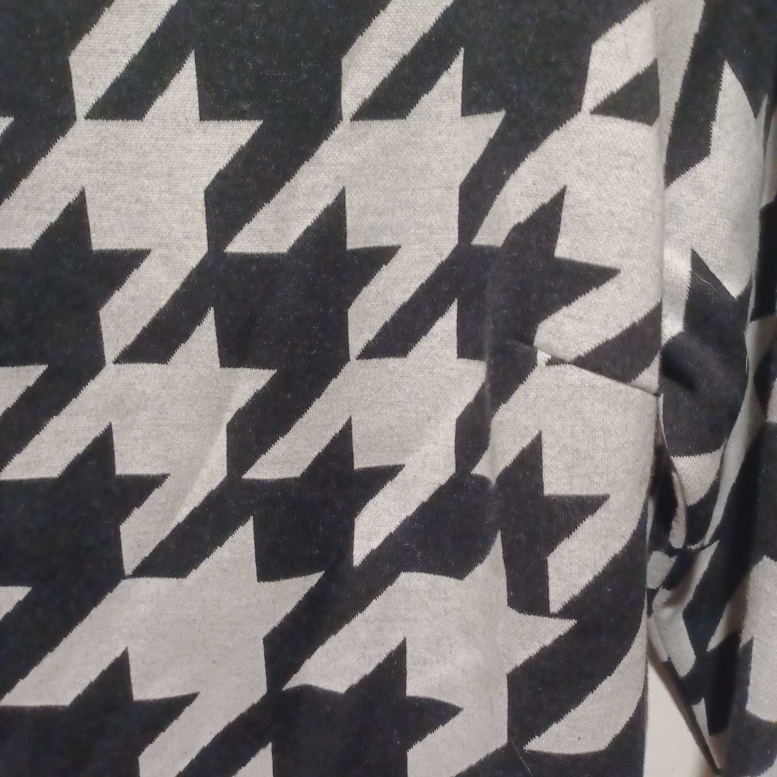 Talbots Large Mock Neck Pull Over Houndstooth Jac… - image 3