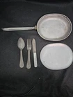 WW1 US Military Mess Kit stamped 1917, Utensils Knife, Fork and Spoon. (@16)