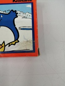 KONAMI Antarctic Great Adventure Famicom Game 1985 Used Box/Manual Damage