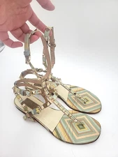 Valentino Garavani Rockstud Gladiator Sandals size 37 US 6.5