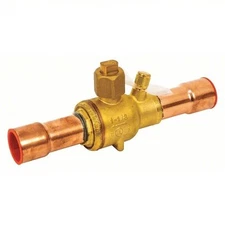 Ndl NBV09-S Refrigerant Ball Valve, 1 1/8 In, 700 Psi