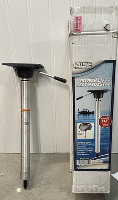 WISE MARINE SEATING 8WD2002 KING PIN POWER RISE PEDESTAL 22.5''-29.5'' 360 SWIVEL