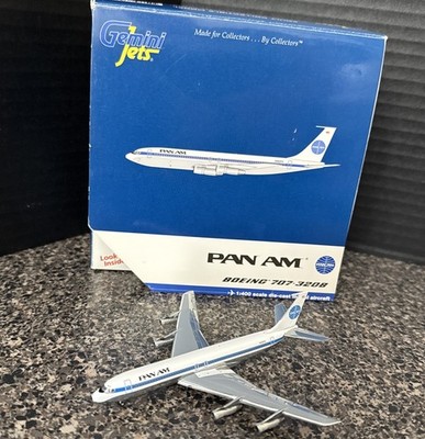 GeminiJets Pan Am Boeing 707-320B 1:400 Die Cast N492PA Clipper Eagle Wing