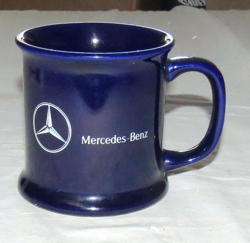 Mercedes Benz Indigo Blue 3.3/4 inch Ceramic Coffee Mug