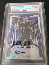 2023 Leaf Malachi Nelson PSA9 Metal Rookie Auto 4/6 USC/ Boise/ UTEP