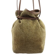 Borsa a tracolla BORBONESE borsa tote donna uomo con etichetta redwall, motiv...