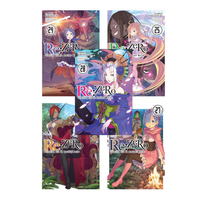 Re:Zero - Starting Life in Another World 24,25,26,27,28 Neueste Englische...