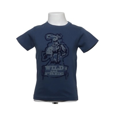 Wheat, T-shirt, Größe: 104, Blau, Bio-Baumwolle, Print, Jungen #ggq