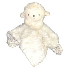 Carters Lovey Lamb Security Blanket Stars Swirl Plush White Sheep Just One You