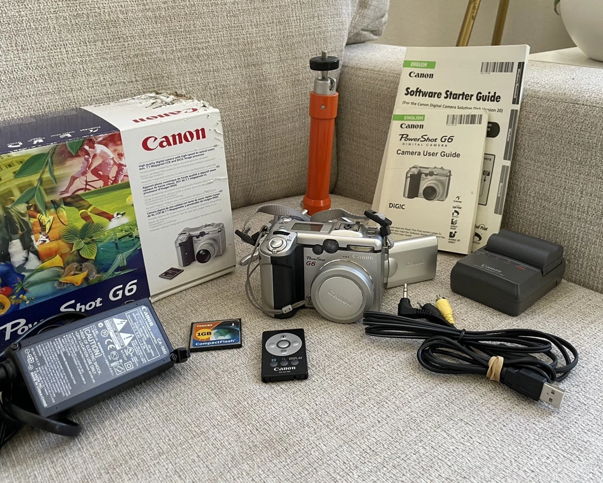 25+ Canon PowerShot G6 Digital Cameras for sale | Updated Oct 2026