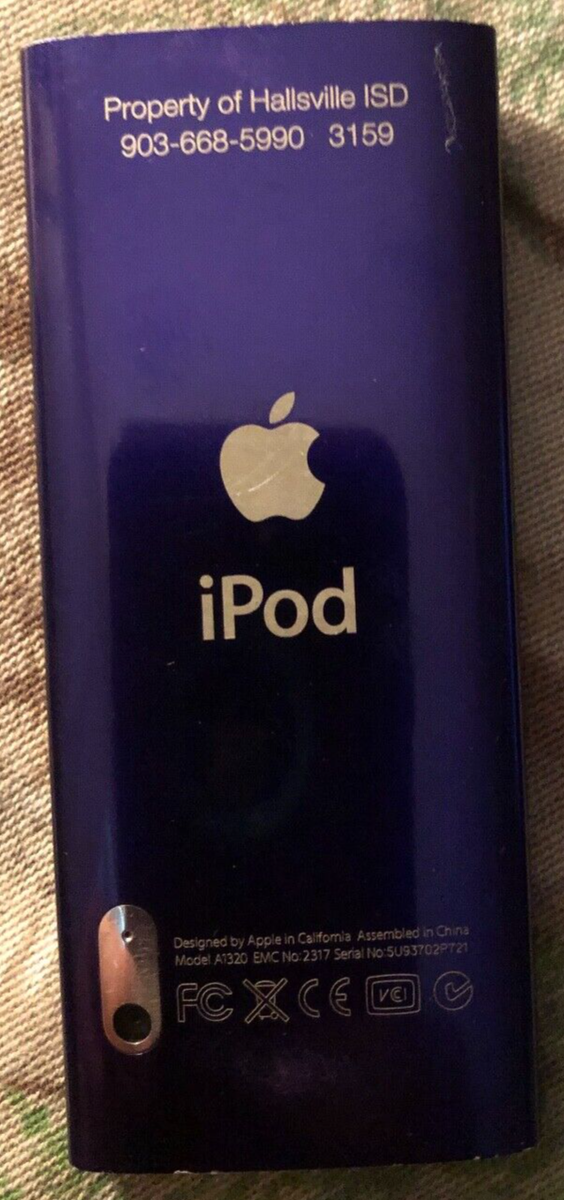 iPod nano 5th Gen A1320 PURPLE (8 GB) Fast Shipping GOOD iPod nano 5th Gen A1320 PURPLE (8 GB) Fast Shipping GOOD