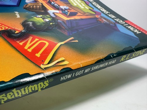 1st Print #39 How I Got My Shrunken Head Goosebumps Book R.L. YA Horror - Imagen 13 de 24