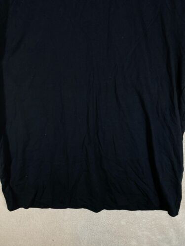 Lacoste Casual T-Shirts Top Size L Womens Black Logo Short Sleeve - Picture 5 of 10