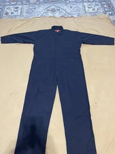 Cintas New Dark Blue Heavy Duty Poly/Cotton Work Coveralls Sz.52&56 Reg.