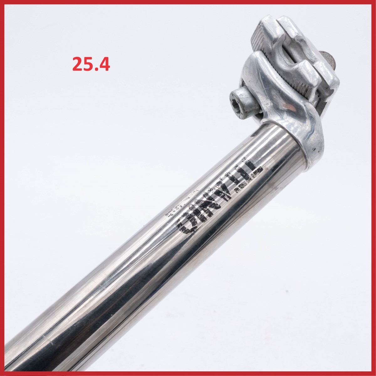 Tige de selle ancien velo course ø 25,2 Old Bike seatpost Altes ... - eBay