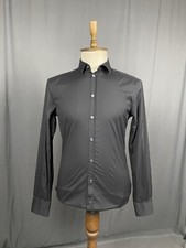 Dolce&Gabbana  Brad Line Men's Black Longsleeve Dress  Shirt Size 40/15 3/4