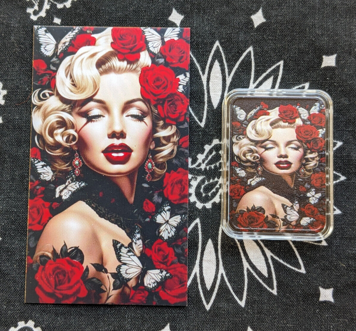 Sexy Marilyn Monroe 1 Troy Oz Proof .999 SILVER Bar W COA 100
