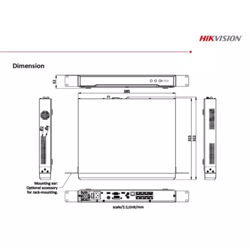 Videoregistratore originale Hikvision 8CH 8POE NVR DS-7608NI-M2/8P US 8K 32MP 2SATA - Foto 2 di 18
