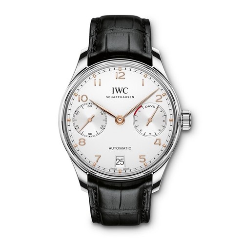 New IWC Portugieser Automatic Silver Dial Steel 42mm Mens Watch IW500704  7613268408667 | eBay