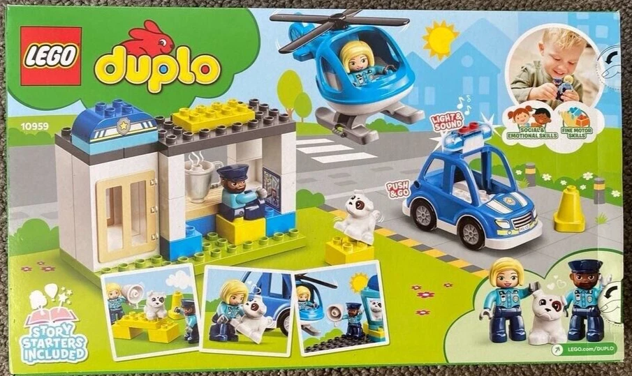 LEGO Duplo Police Station & Helicopter 10959 Toy Building Kit 40 pcs - Image 2 of 4