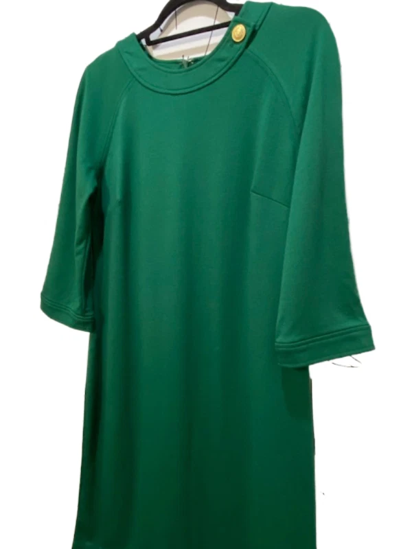 Nuevo sin etiquetas Vestido verde Kelly Chadwicks of BOSTON para mujer talla 10 vacaciones carrera oficina Foto 3 de 4