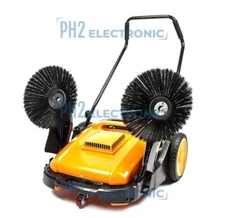 RT980S 38" Manual Push Powered Floor Sweeper,Air filter For Dust Control