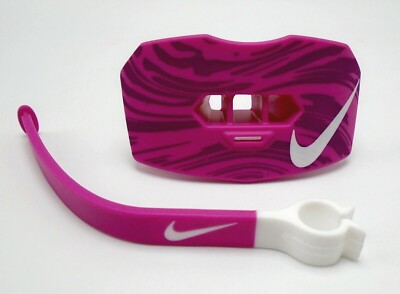 Nike Game Ready Lip Protector Mouthguard Adult BCA Pink/White