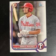 2022 Bowman Draft Gabriel Rincones 1st Bowman - BD-142 - Philadelphia Phillies