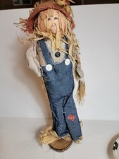 Vintage Halloween Scarecrow Decoration 20 Clo...