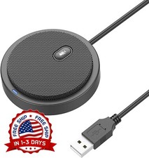 Micr fono de conferencia USB omnidireccional mejorado para computadora US NUEVO