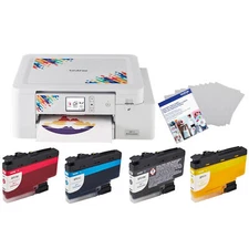 Brother Sublimation Printer with Multiple Ink Cartridges and Printer Paper