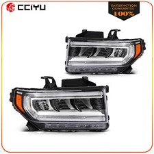 Headlights For 2020-2023 GMC Acadia SL/SLE/SLT/Denali w/LED DRL Left+Right Pair
