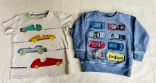 Boys Next Direct Racecar Sweater  T-Shirt Set 4-5 years