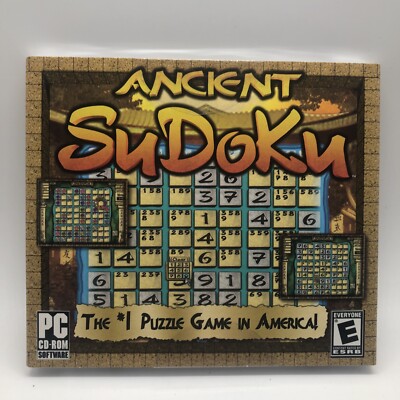 ANCIENT SUDOKU #1 Puzzle PC Game NEW in BOX Win 98-XP