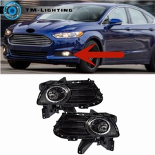 Pair Of Driving Fog Light Lamp Wbulb Bezel Brackets For 2013-2016 Ford Fusion Pair Of Driving Fog Light Lamp Wbulb Bezel Brackets For 2013-2016 Ford Fusion
