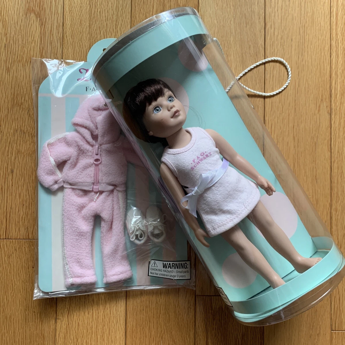 Madame Alexander Doll Factory at FAO Schwarz 9.5 inches w Outfit Rare