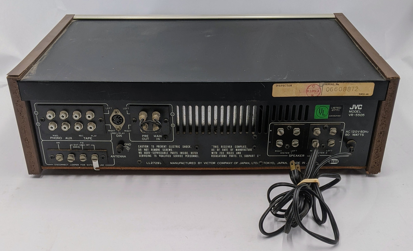 JVC VR5505 FMAM Stereo Receiver eBay