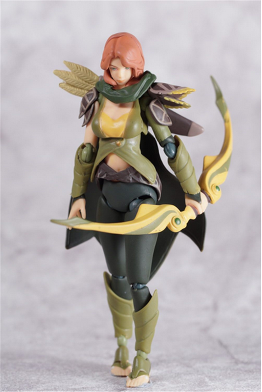Top games Dota 2 Windrunner PVC 3D Statue Action Hero Figure Toy
